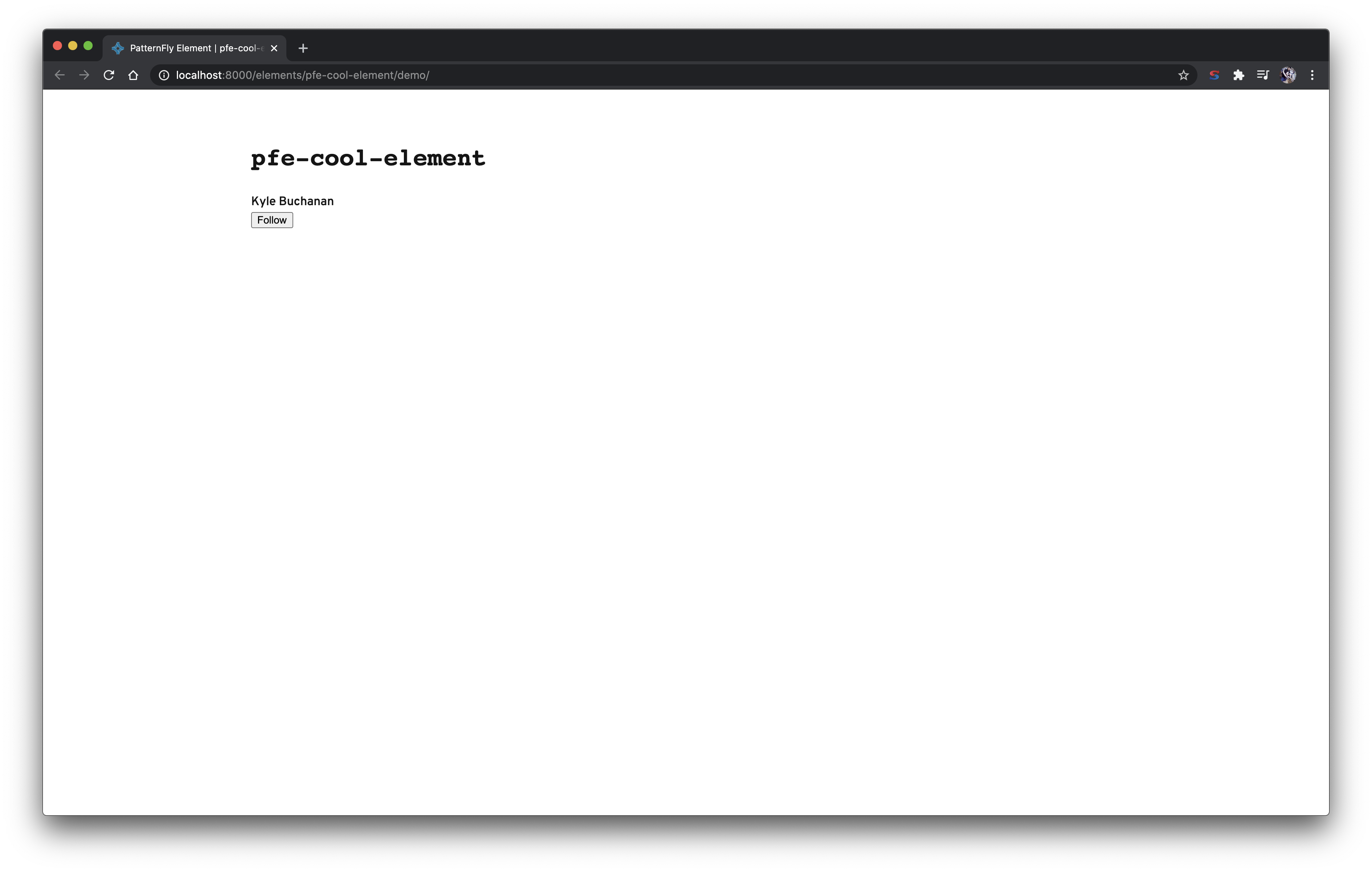 demo page html step